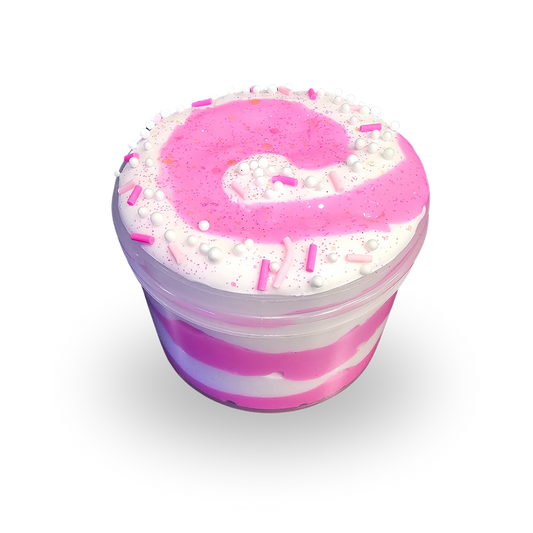 Pink Peppermint Swirl Slime